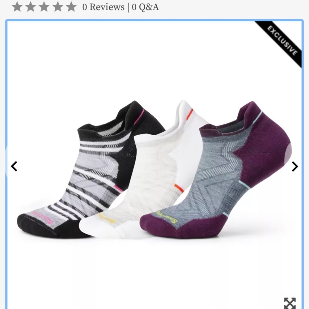 Smartwool trio socks women’s size medium.
